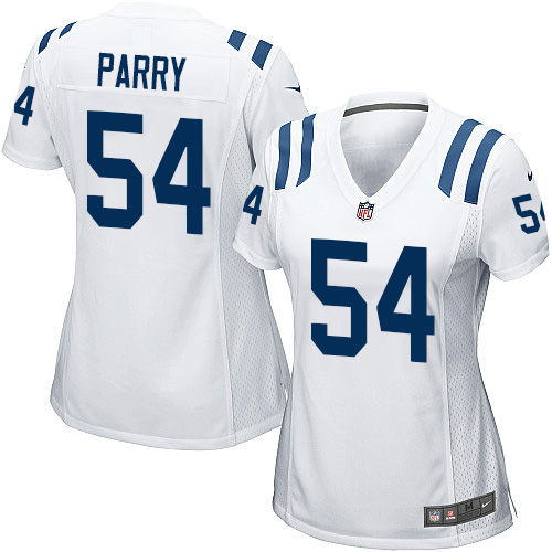 Women's Game David Parry Nike Jersey White Road - #54 NFL Indianapolis Colts